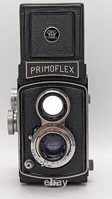 N MINT Toko Primoflex iiiA 6x6 TLR Film Camera 75/3.5 + Lens cap from Japan