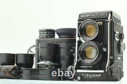N. MINTMamiya C330 Pro + Blue Dot Sekor 80mm f2.8 + 135mm f4.5 + 180mm f4 JAPAN