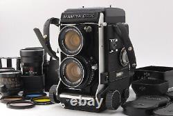N MINTMamiya C330 TLR Film Camera 55mm f/4.5 105mm f/3.5 180mm f/4.5 JAPAN