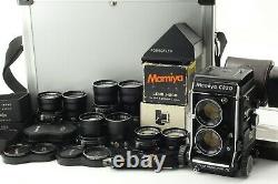 NEAR MINT+3 Mamiya C330 Pro S 6x6 TLR with 55 80 135 180 250 lens from JAPAN