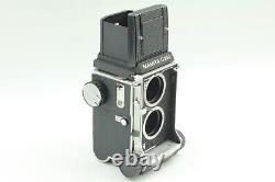 NEAR MINT? MAMIYA C220 Pro TLR Camera + DS 105mm f/3.5 Blue Dot Lens From Japan