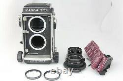 NEAR MINT? Mamiya C220 Pro TLR 6x6 Film Camera + Sekor 80mm f/3.7 from Japan