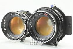 NEAR MINT Mamiya C330 Pro F TLR Body 105mm f3.5 Blue Dot Lens from JAPAN DHL