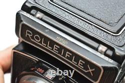 NEAR MINT READ Rolleiflex 3.5D 6x6 TLR Camera tesser 75mm f3.5 Lens JAPAN