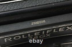 NEAR MINT Rollei Rolleiflex 2.8GX TLR Planar 80mm f/2.8 Lens From Japan 736