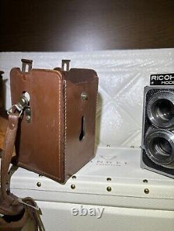 NEAR MINT in Case? Ricohflex Model VII VINTAGE Film Camera TLR From Japan