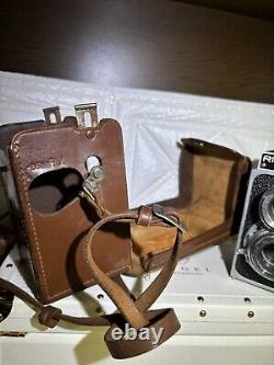 NEAR MINT in Case? Ricohflex Model VII VINTAGE Film Camera TLR From Japan