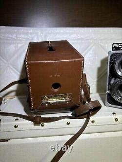 NEAR MINT in Case? Ricohflex Model VII VINTAGE Film Camera TLR From Japan