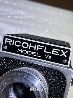 NEAR MINT in Case? Ricohflex Model VII VINTAGE Film Camera TLR From Japan