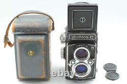 NEAR MINT with Case Yashica-D TLR Film Camera Yashikor 80mm f3.5 From Japan
