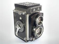 Near MINT /Case Seagull 4A TLR Film Camera Haiou SA 85 75mm f/3.5 Lens JAPAN