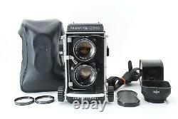 Near MINT Mamiya C220 Pro Camera TLR Sekor 80mm f/3.7 Lens From JAPAN