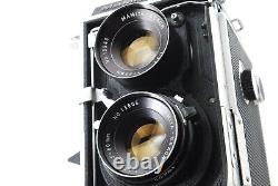 Near MINT Mamiya C220 Pro Camera TLR Sekor 80mm f/3.7 Lens From JAPAN