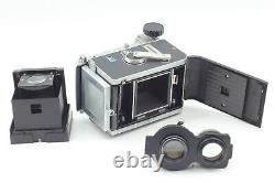 Near MINT Mamiya C33 Pro 6x6 Film Camera Sekor 105mm f/3.5 Lens TLR From JAPAN