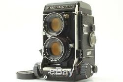 Near MINT- Mamiya C330 Pro TLR Camera + 80mm f2.8 Blue Dot Lens from JAPAN 194