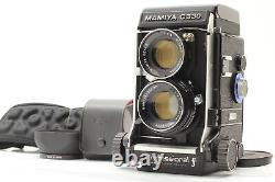 Near MINT with Hood Mamiya C330 Professional F TLR 80mm f2.8 Blue Dot Lens JAPAN