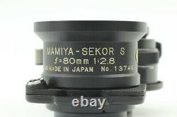 Near Mint Mamiya C220 Pro F TLR Camera with Sekor S 80mm F2.8 Lens From Japan