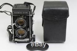 Near Mint Mamiya C330 Pro TLR camera with Sekor DS 105mm F3.5 blue dot from japan
