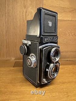 Near Mint Waltz Wagoflex TLR Film Camera Komura Kominar 75mm F/3.5 Lens /Japan