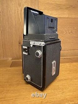 Near Mint Waltz Wagoflex TLR Film Camera Komura Kominar 75mm F/3.5 Lens /Japan