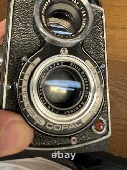 Near Mint Waltz Wagoflex TLR Film Camera Komura Kominar 75mm F/3.5 Lens /Japan