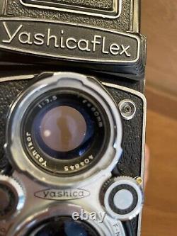 Near Mint Yashica Yashicaflex New B 6x6 TLR Camera Yashikor 80mm F/3.5 From JP
