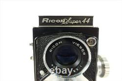 Near Mint++ withBox Ricoh Super44 TLR Film Camera Riken 6cm f3.5 Lens From Japan