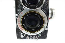 Near Mint++ withBox Ricoh Super44 TLR Film Camera Riken 6cm f3.5 Lens From Japan