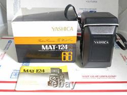 New YASHICA Mat 124G Medium Format TLR Film with case