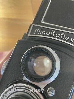 Opt Near Mint Minolta Minoltaflex IIB TLR 6x6 Film Camera Rokkor 75mm F/3.5 JP