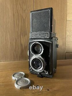 Opt Near Mint Rollei Rolleicord II Type 5 TLR Film Camera Triotar 75mm F/3.5