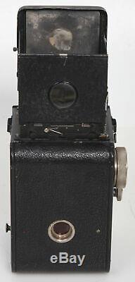 Original Rolleiflex TLR Camera 6x6 Zeiss Tessar 75mm f3.8 Lens, case, 3.8