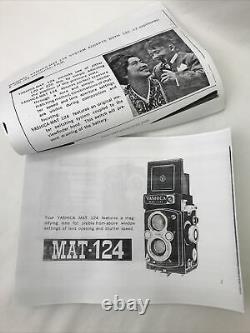 PROF. SERVICED / METER WORKS Yashica MAT-124 Medium Format TLR Film Camera Vtg