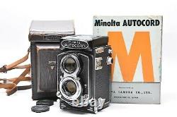 RARE MINT IN CASE MINOLTA AUTOCORD RG TLR Camera Rokkor 75mm f/3.5 Lens JAPAN