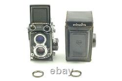 READ! EXC Minolta Autocord CDS III TLR with Rokkor 75mm f/3.5 Leather Case JAPAN