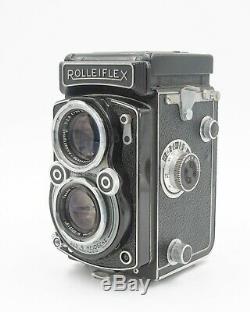 ROLLEIFLEX 2.8A 6x6 TLR WITH CARL ZEISS TESSAR 80mm f/2.8 LENS Excellent Cond
