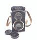 Rare Baby Rolleiflex original 4x4 127mm vintage TLR film camera f2.8