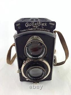 Rare Baby Rolleiflex original 4x4 127mm vintage TLR film camera f2.8