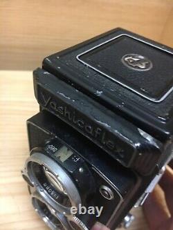 Rare Exc+5 Yashica Yashicaflex AS 6x6 TLR Film Camera Yashikor 80mm F/3.5 /JP
