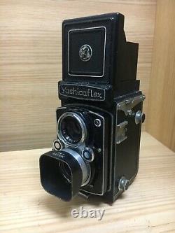 Rare Exc+5 Yashicaflex Model B TLR 6x6 Film Camera Yashikor 80mm F/3.5 Lens