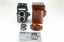 Rare/Exc+ Rolleiflex 2.8F 12/24 TLR Camera withPlanar 80mm f/2.8 Case JAPAN 6012