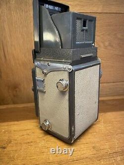 Rare GRAY with Case Near Mint Yashica D TLR Camera Yashikor 80mm F/3.5 From JP