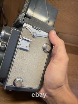 Rare GRAY with Case Near Mint Yashica D TLR Camera Yashikor 80mm F/3.5 From JP