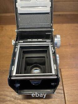 Rare GRAY with Case Near Mint Yashica D TLR Camera Yashikor 80mm F/3.5 From JP