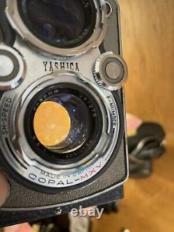 Rare GRAY with Case Near Mint Yashica D TLR Camera Yashikor 80mm F/3.5 From JP