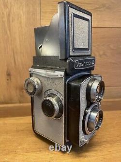 Rare Gray Almost Mint Yashica A 6x6 TLR Film Camera Yashikor 80mm F/3.5 /JPN