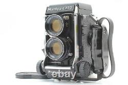 Rare MINT Mamiya C220 Pro F with Sekor 80mm f2.8 Blue Dot from Japan #815