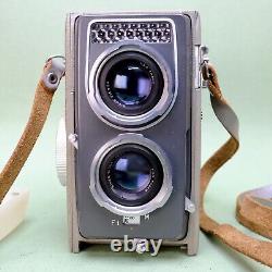 Riken Ricoh RICOHMATIC 44 Baby TLR 4x4 Camera 127 Roll Film! Working Not Tested