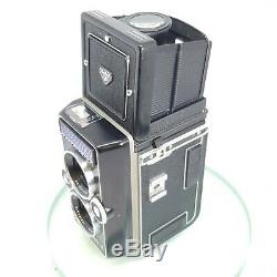 Rollei Magic II medium format TLR Analoge Camera with Xenar 75mm with Leather case