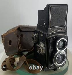 Rollei Rolleicord II 120 Film 6x6cm TLR Camera with Triotar Lens + Case #300